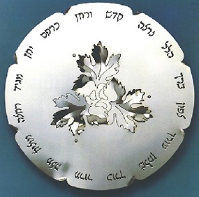 Passover seder plate